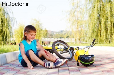 11205262-Unhappy-kid-who-has-fallen-off-the-bike-Stock-Photo-child-accident-bicycle