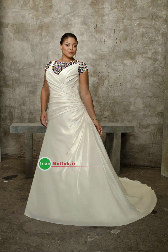 لباس عروس مدل لباس عروس خانم های چاق