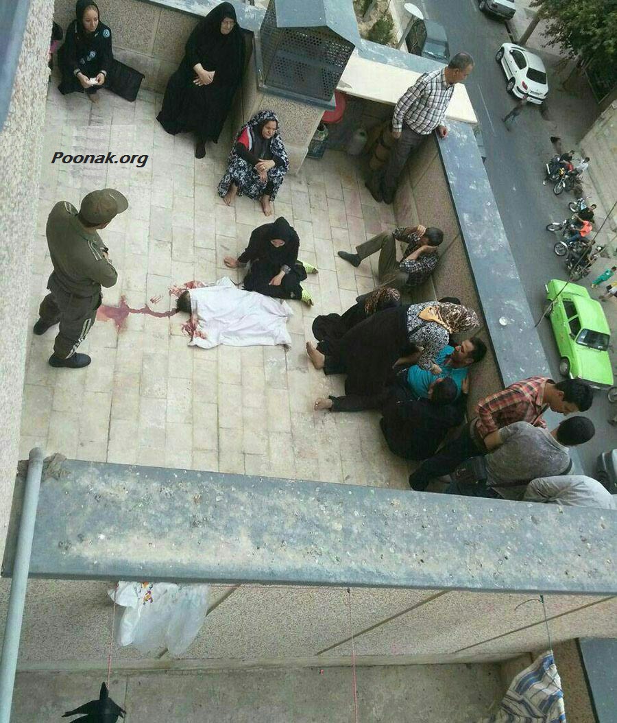 سقوط دختر 3 ساله ی تهرانی از طبقه دهم + عکس